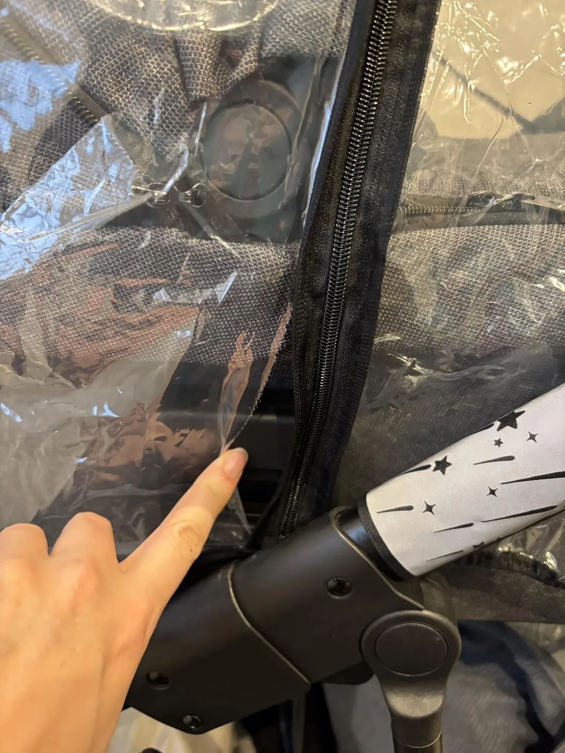 reer RainCover Classic+ Regenschutz Kombi-Kinderwagen