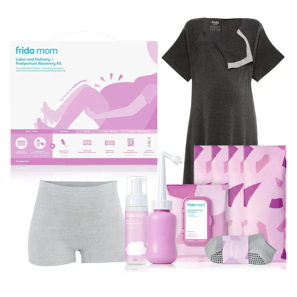 Frida Mom Labor Delivery Wochenbettset 7-teilig Tasche
