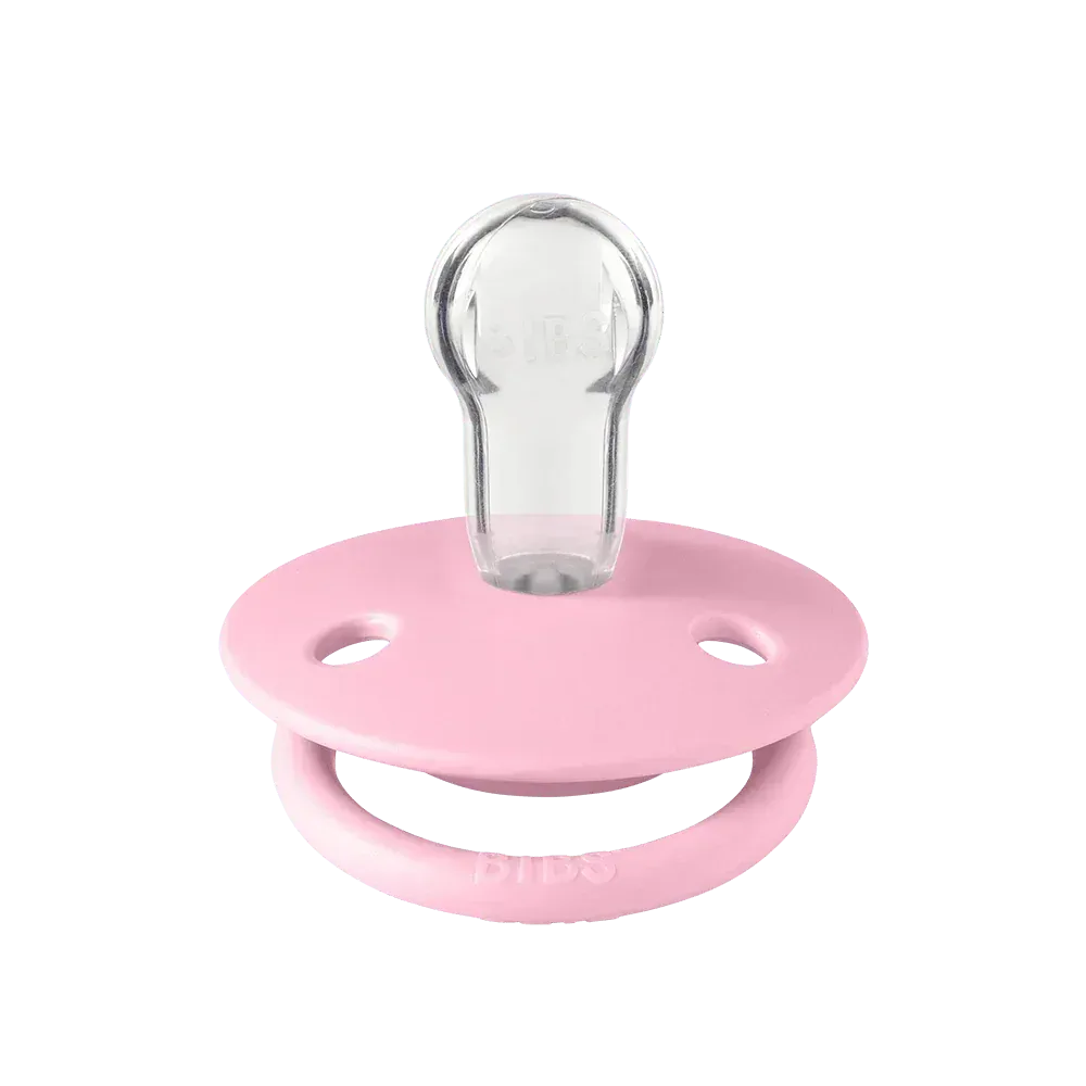 BIBS De Lux Schnuller Baby Pink runder Sauger
