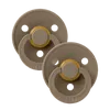 BIBS Colour Schnuller 2er Ivory/Dark Oak Latex