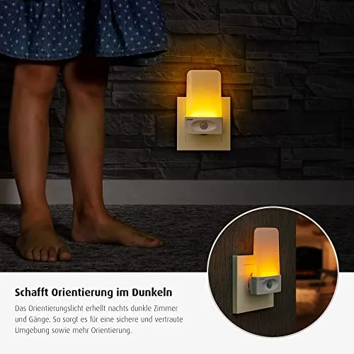 reer NightGuide Nachtlicht Steckdose 2 Stück weiß