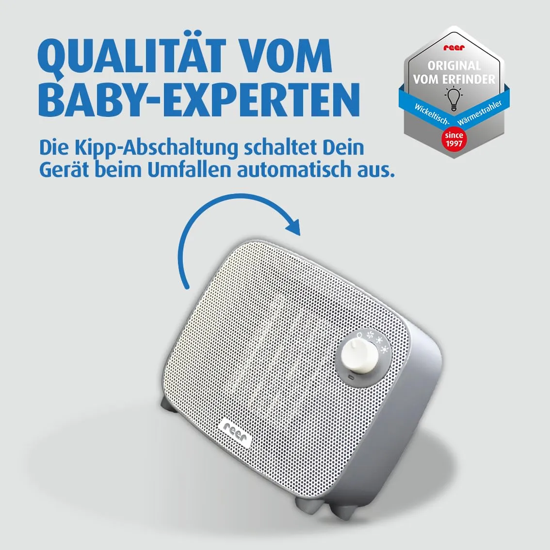 Reer FeelWell Air Heizlüfter Anthrazit 700/1500W