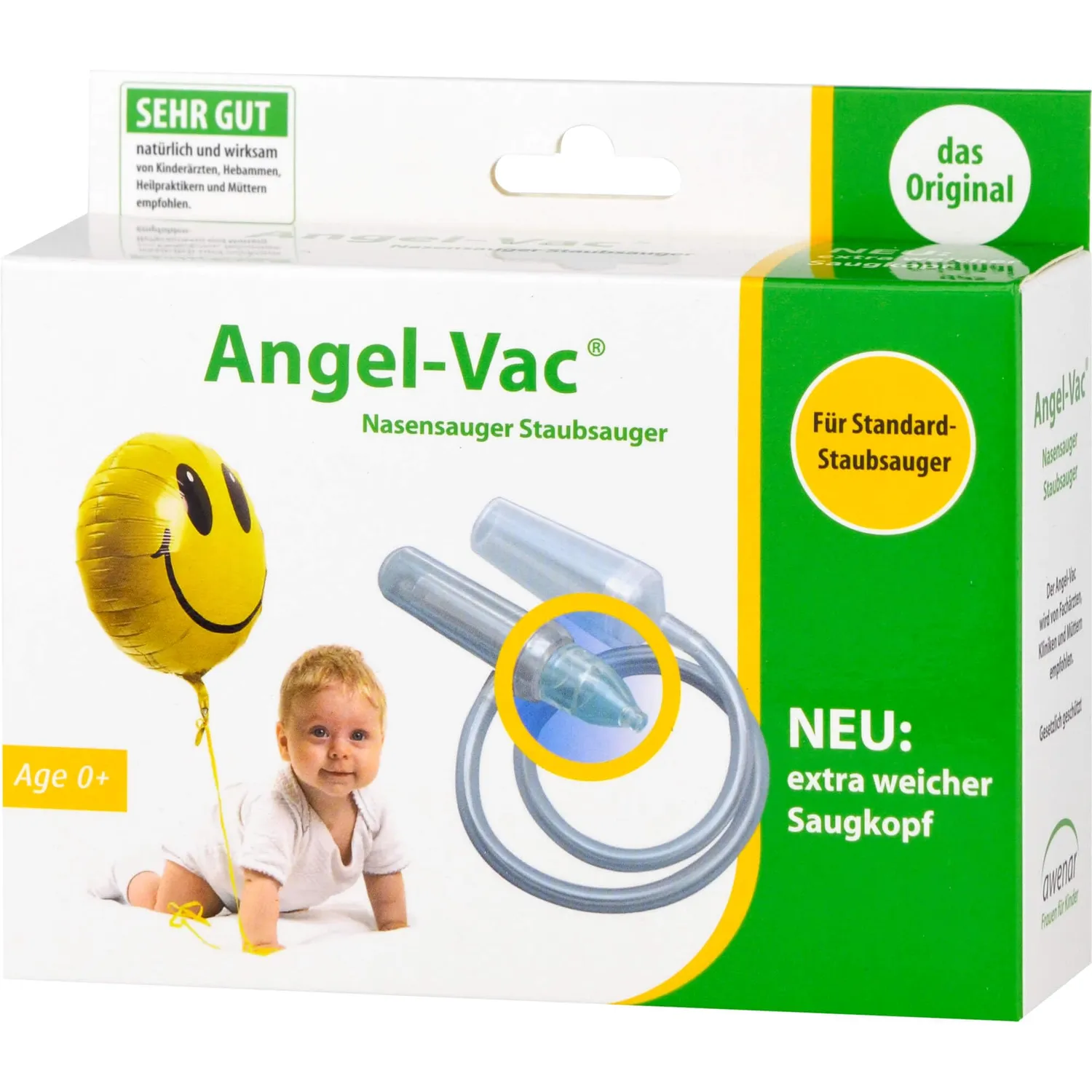 Angel-Vac Nasensauger Staubsaugeraufsatz Medizinprodukt