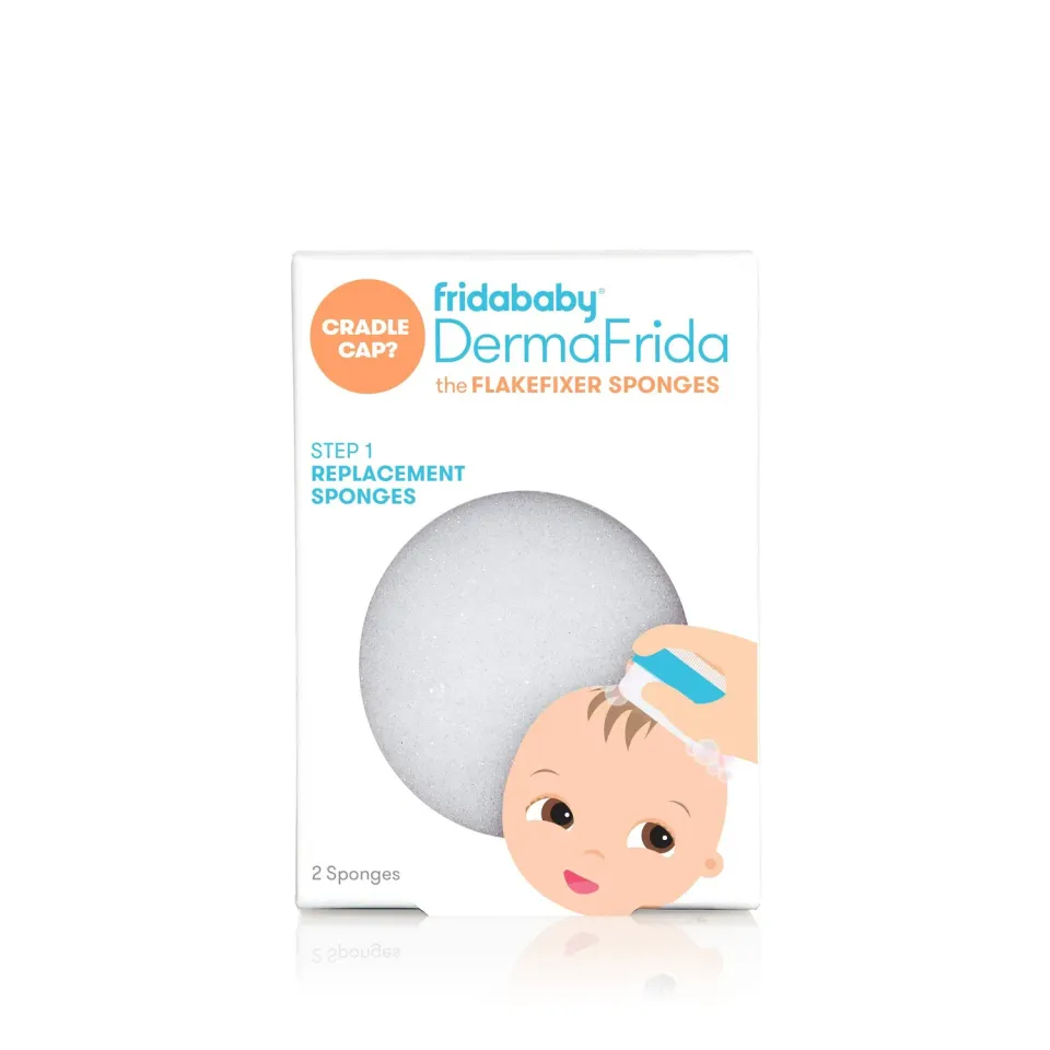 Frida Baby DermaFrida FlakeFixer Ersatzschwämme 2 Stück sanft