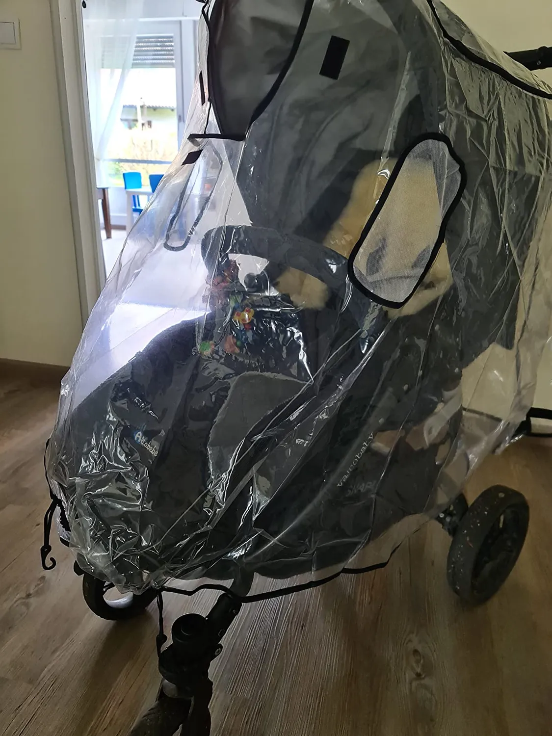 Reer RainCover Active Regenschutz Buggy transparent