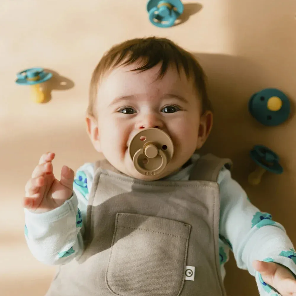 BIBS Colour Schnuller 2er-Pack Scuba Taupe Latex