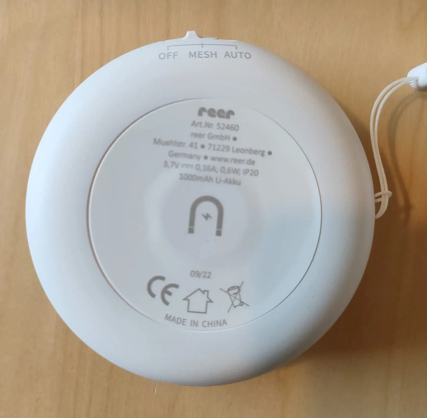 Reer NightGuide SmartLight Nachtlicht Bluetooth weiß Timer