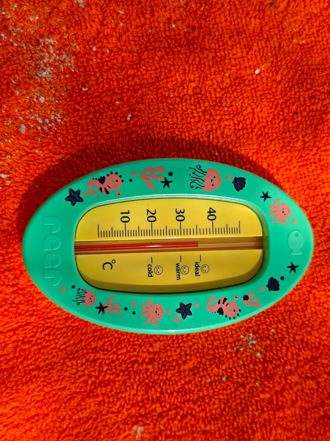 Reer Baby-Thermometer Badethermometer grau bruchsicher
