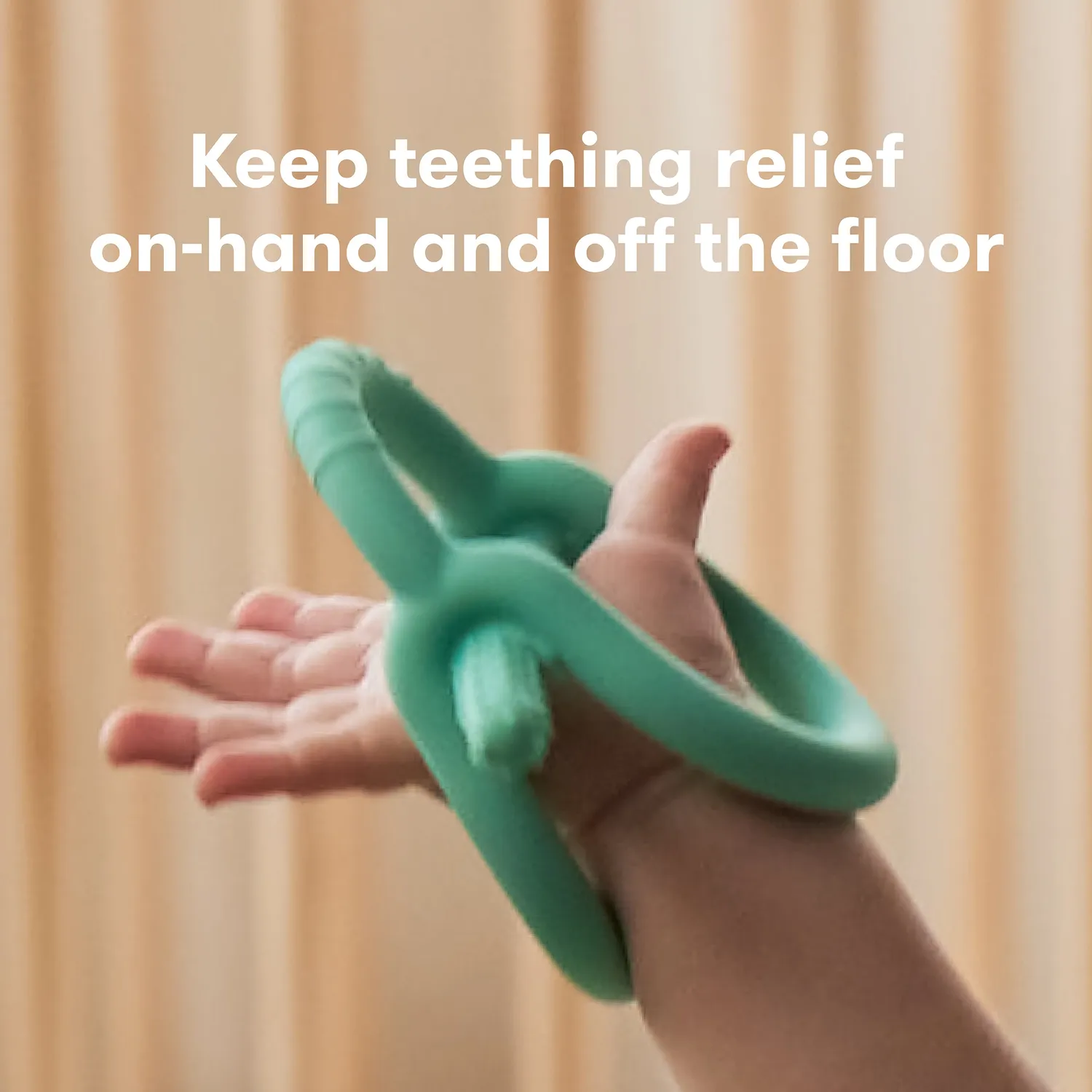 NoseFrida Get-A-Grip Beissring Petrol Silikon