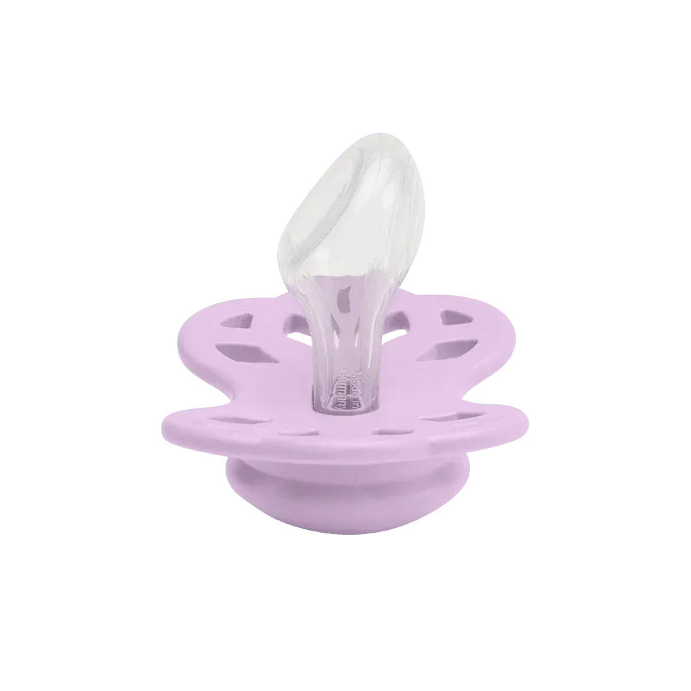 Bibs Infinity Schnuller 2er Silikon Pale Butter Violet Sky