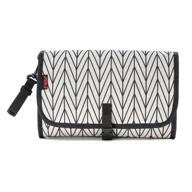 Reer Clip&Go Wickeltasche mehrfarbig mit Wickelauflage abwaschbar