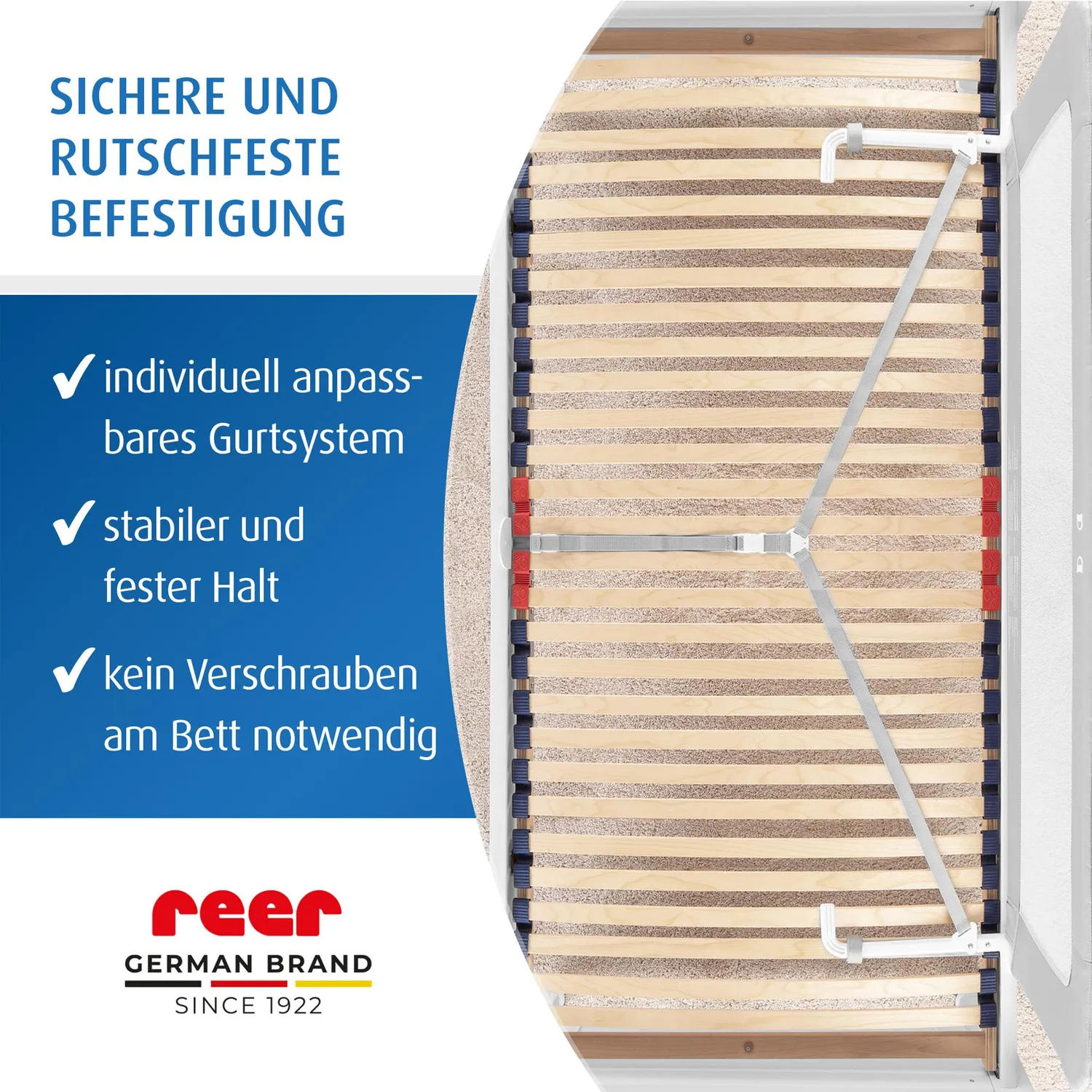 Reer ByMySide Rausfallschutz grau 100x50 cm klappbar