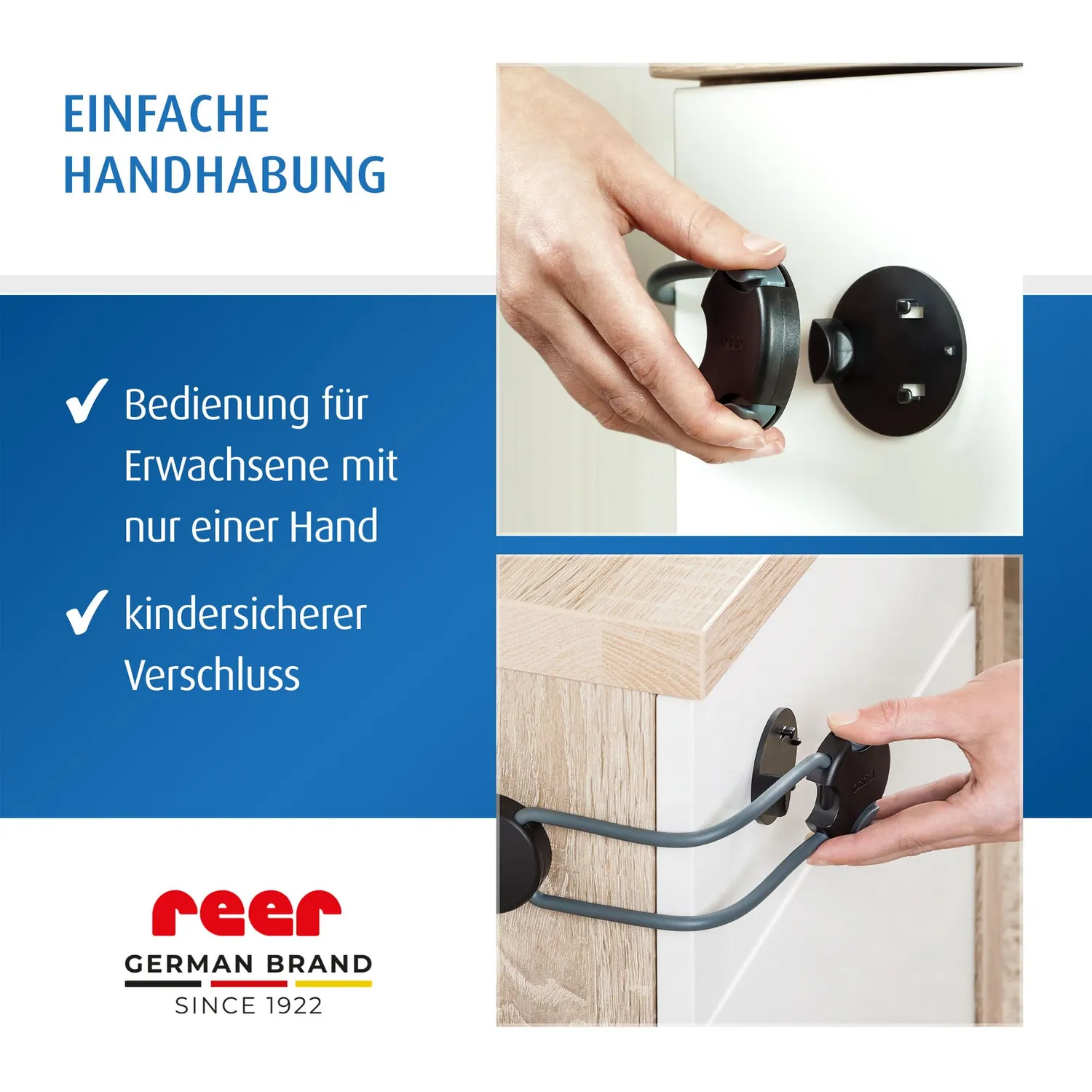 Reer Multi-Sicherung Kindersicherung Anthrazit Standard 1 Stück