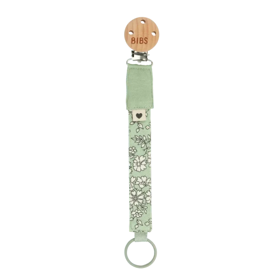 BIBS Liberty Schnullerkette Capel Sage Bio-Baumwolle