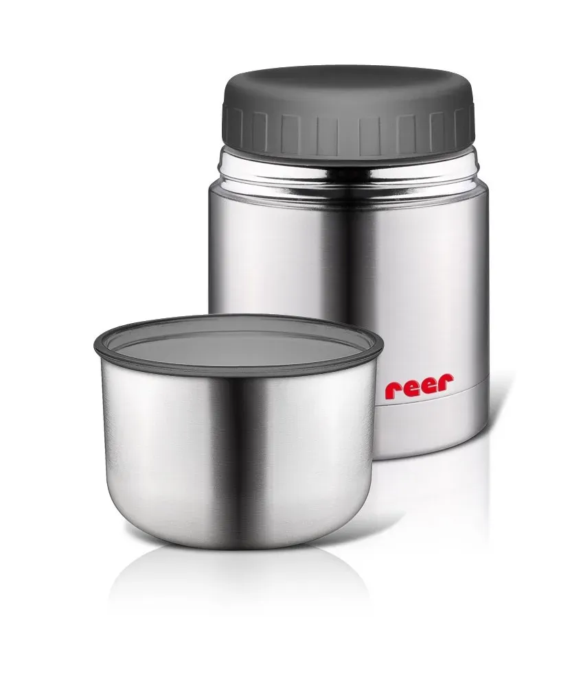 Reer 90430 Warmhaltebox Edelstahl 350 ml mit Becher