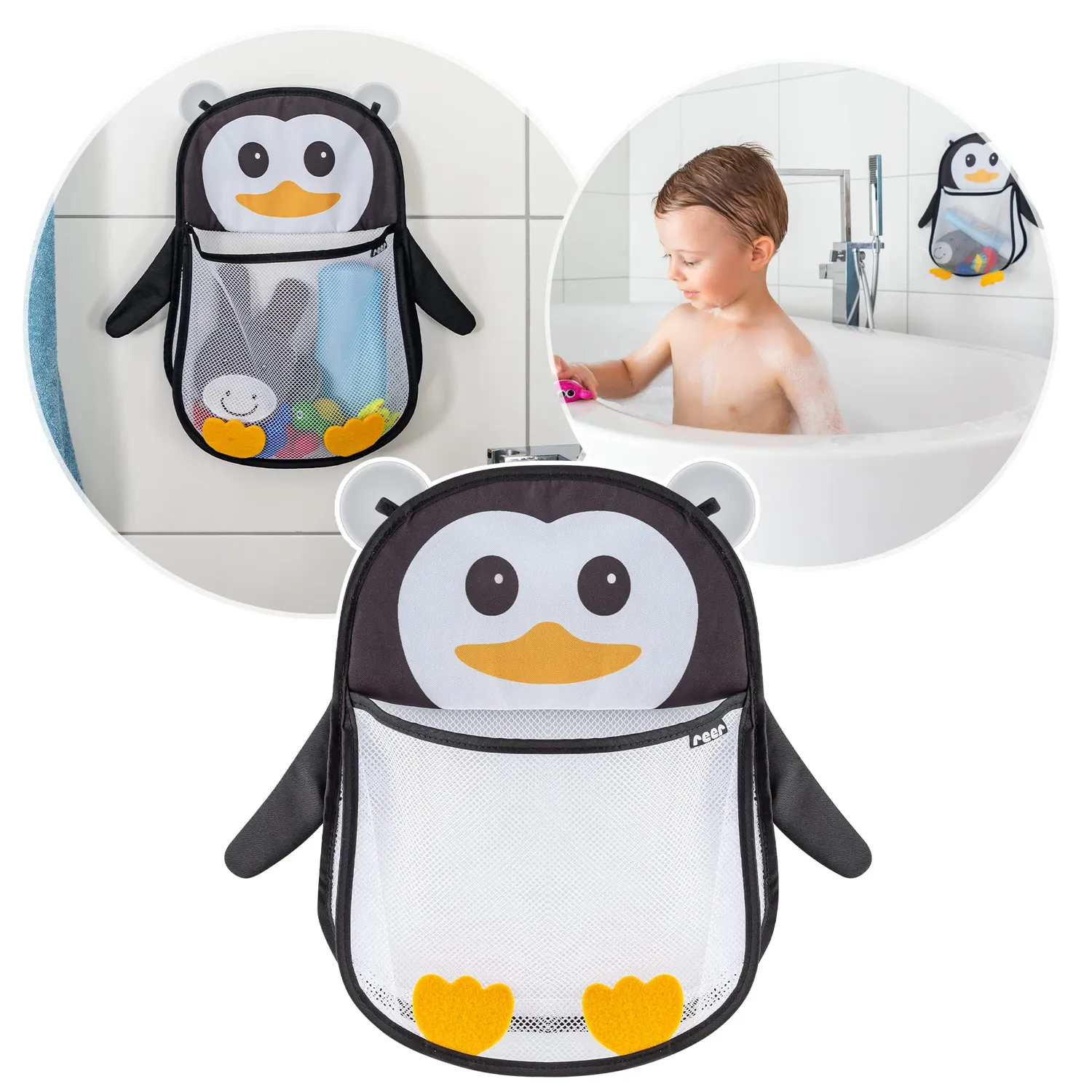 Reer MyHappyBath Spielzeugnetz Badewanne 43x36 cm hellblau