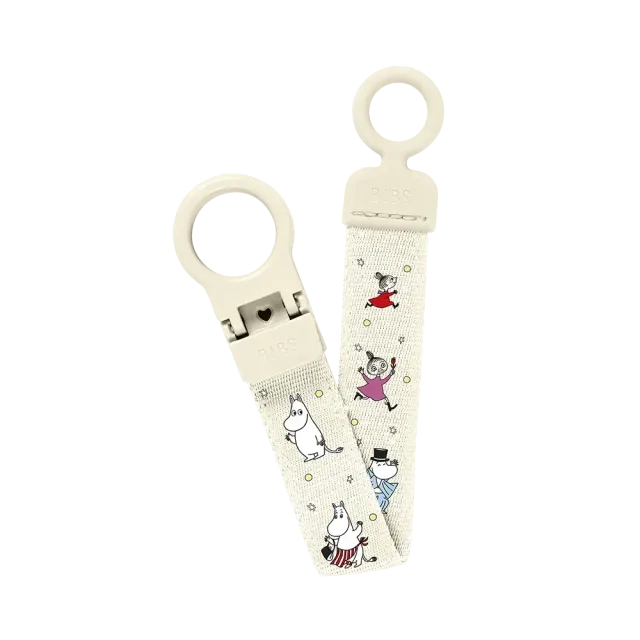 BIBS Moomin Loop Schnullerclip Ivory
