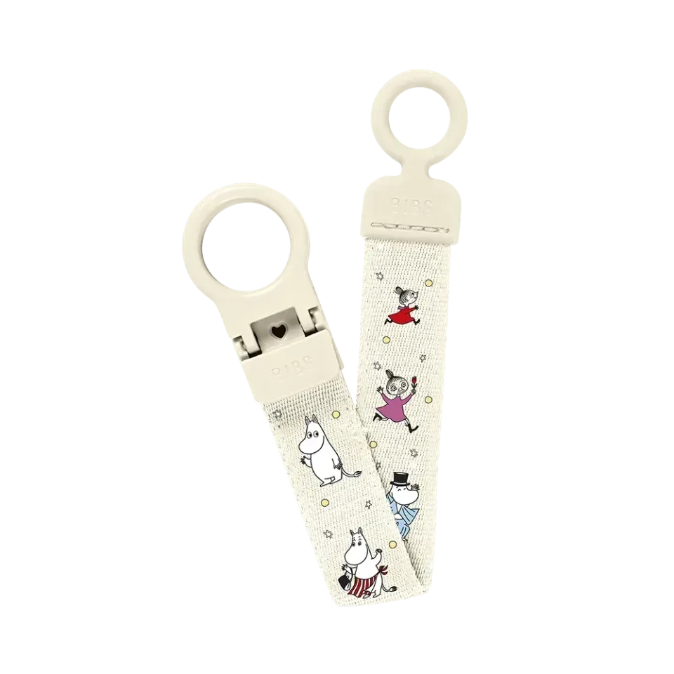 BIBS Moomin Loop Schnullerclip Ivory