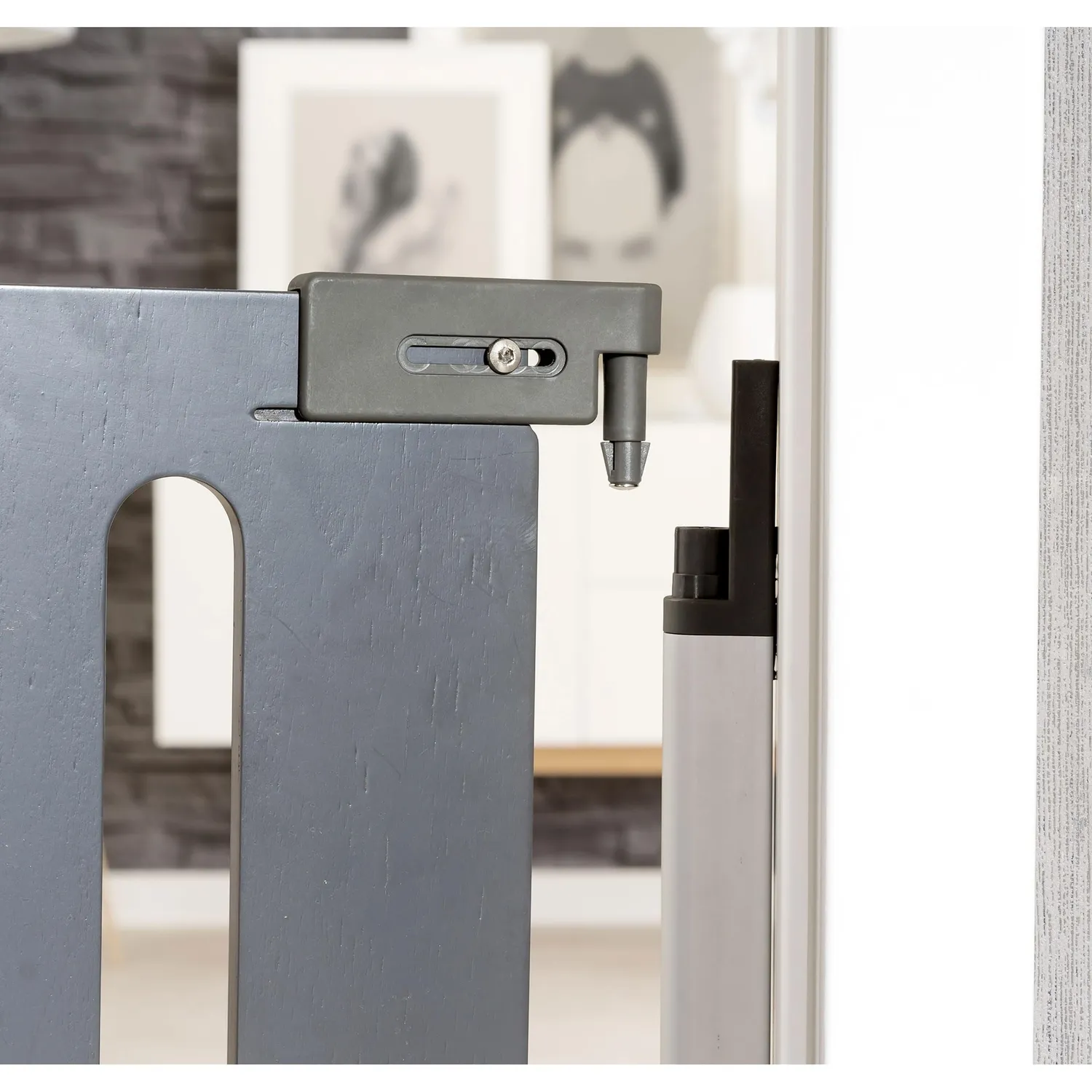 reer EasyFix Schnellmontage-System Türgitter Trend grau