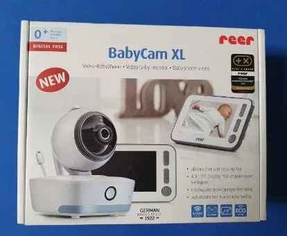 reer 80440 BabyCam XL Video-Babyphone weiß 4,3 Zoll