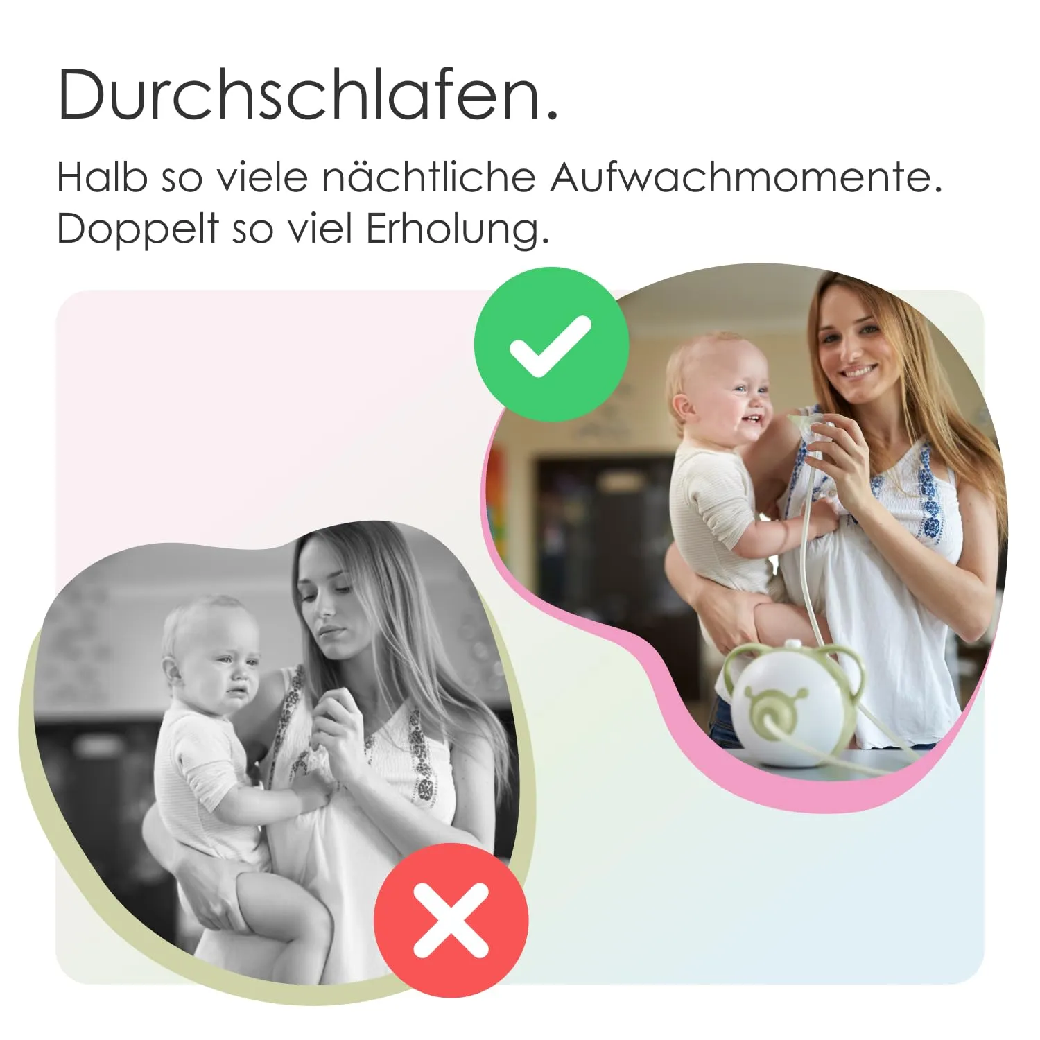 Nosiboo Pro Nasensauger elektrisch rosa Baby