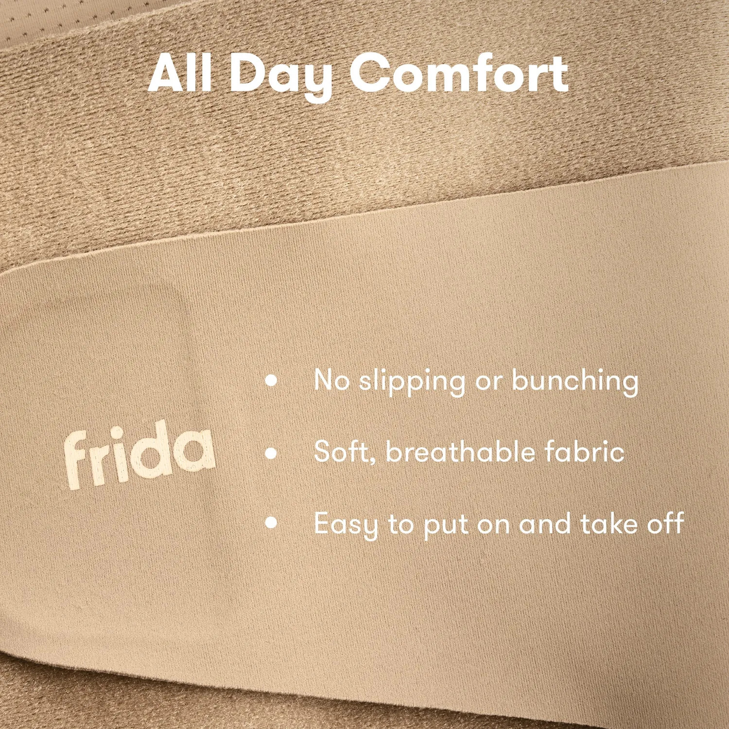 Frida Mom Dual Support Bauchband Clay S/M