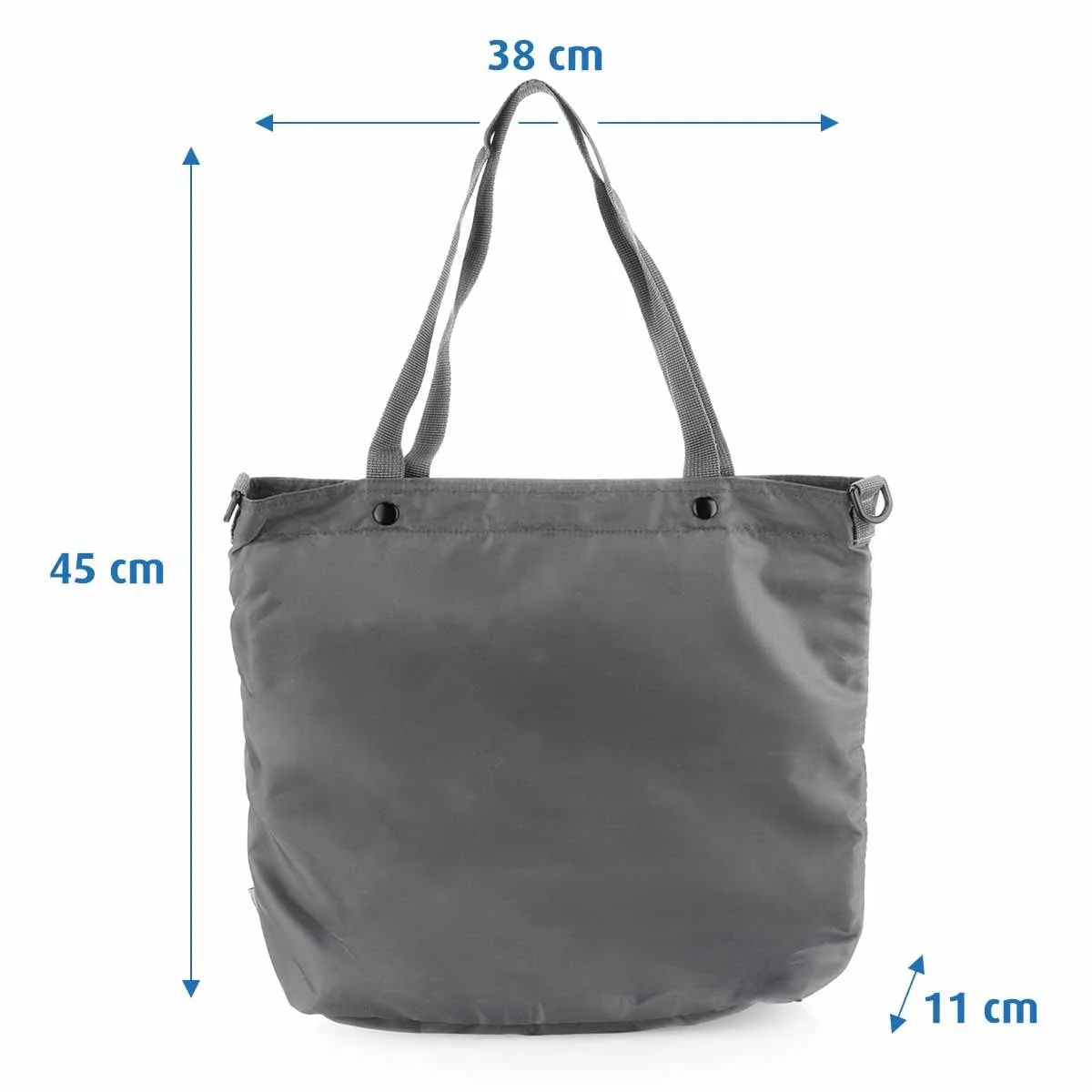 Reer Growing Kinderwagen-Einkaufstasche rPET grau 45x38 cm