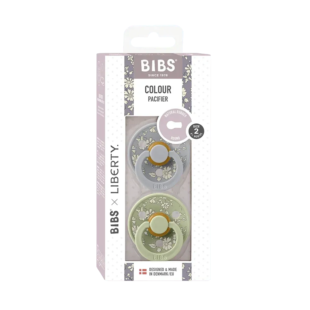 BIBS x Liberty Colour Capel Schnuller Sage 2 Stück Latex