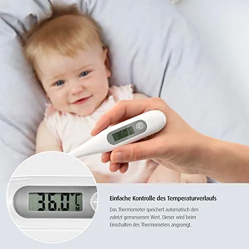 reer ClassicTemp Fieberthermometer digital vergoldete Spitze