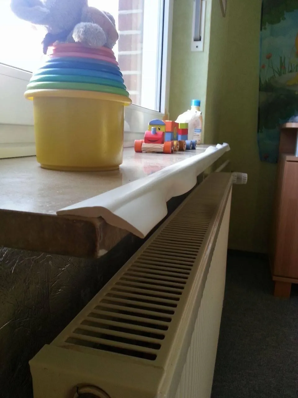 Reer Kantenschutz 240 cm Cremeweiß zuschneidbar