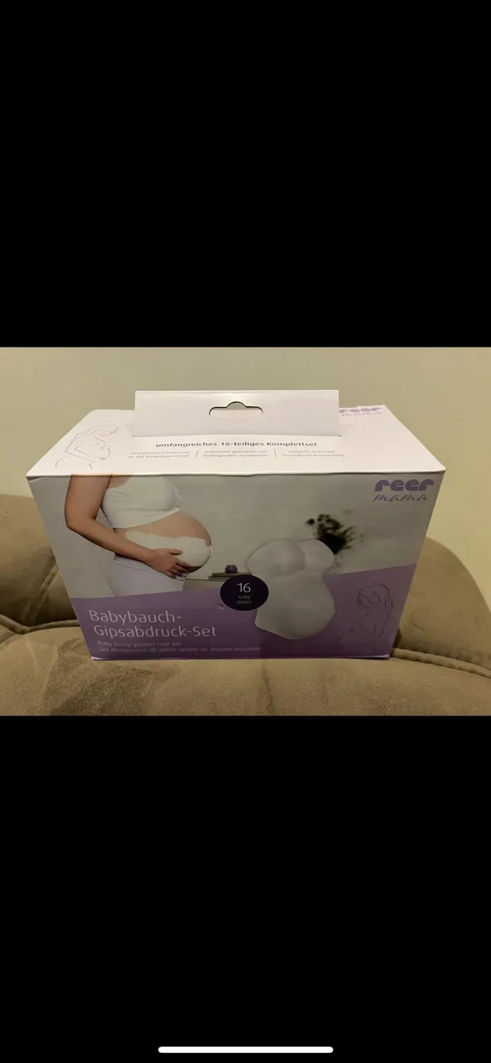 reer Gipsabdruck Babybauch Set 16tlg bunt