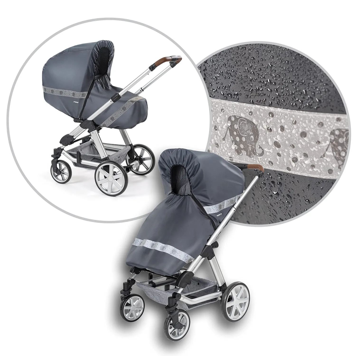 Reer DesignLine RainSafe Classic+ Regenschutz Kombi