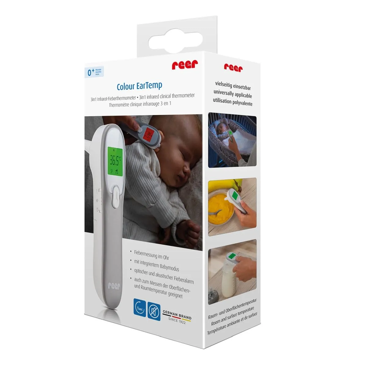 Reer Colour EarTemp 3in1 Fieberthermometer Ohr