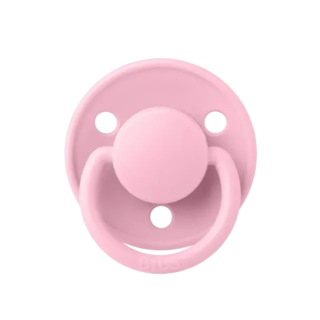 BIBS De Lux Schnuller Baby Pink runder Sauger