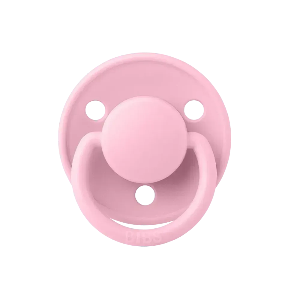 BIBS De Lux Schnuller Baby Pink runder Sauger