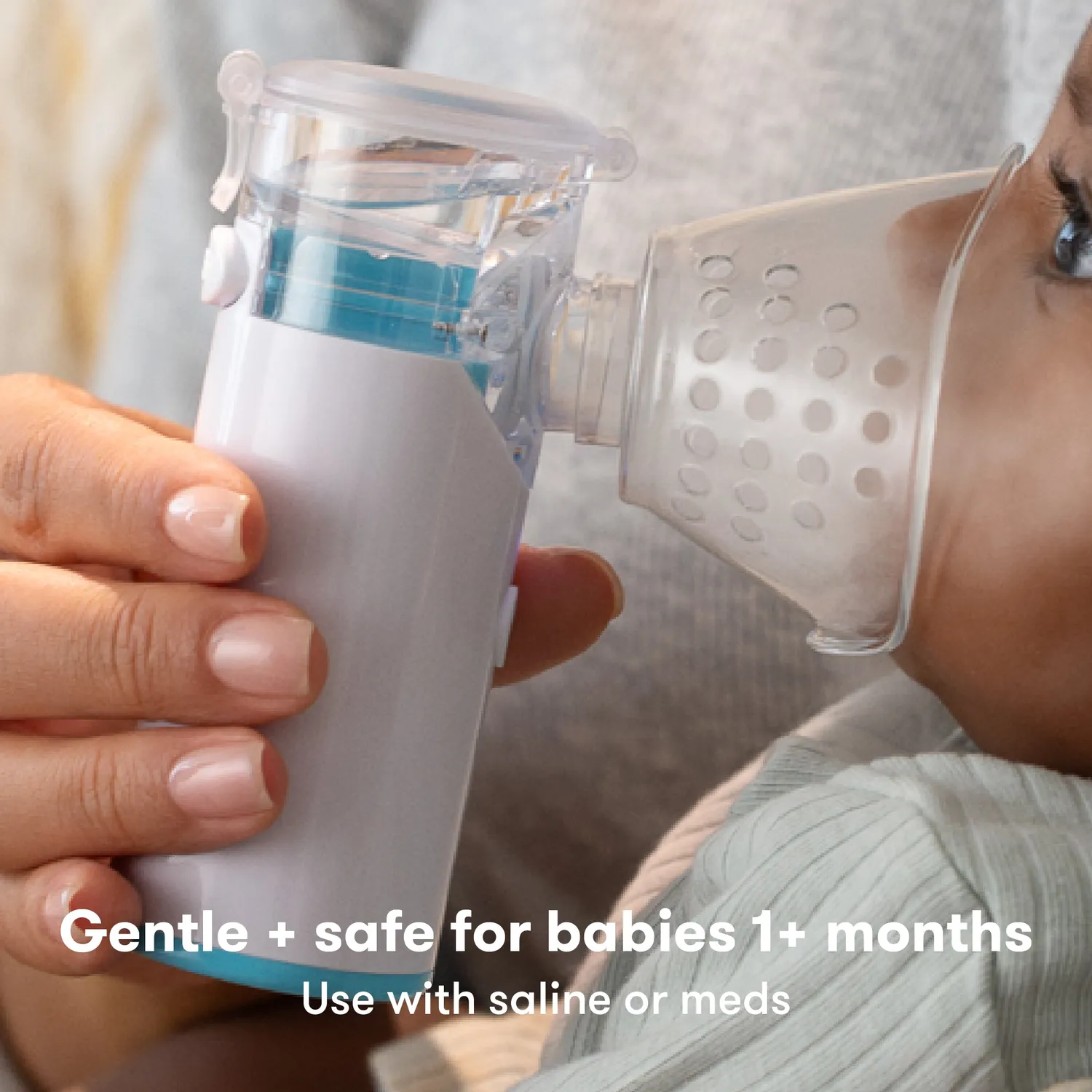 Frida Baby Ultra-Quiet Portable Nebulizer Inhalator leise