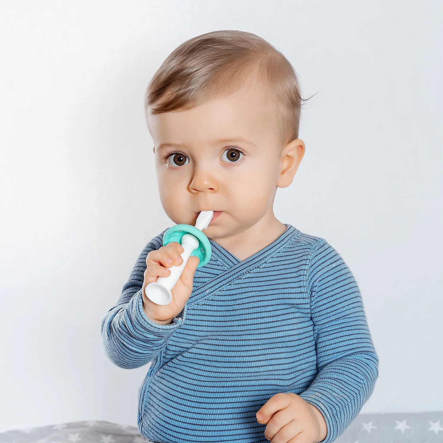 reer BabyCare Zahnputz-Trainer Silikon Fingerzahnbürste