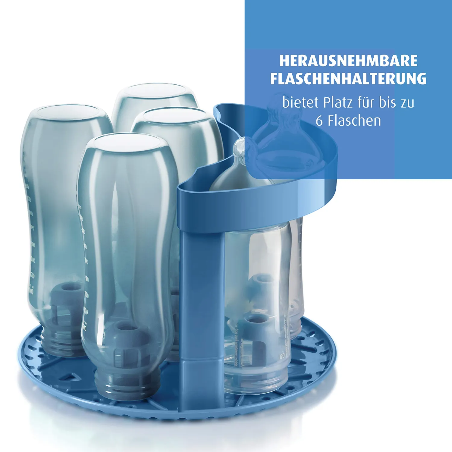 Reer VapoMat Dampfsterilisator 6 Flaschen chemiefrei