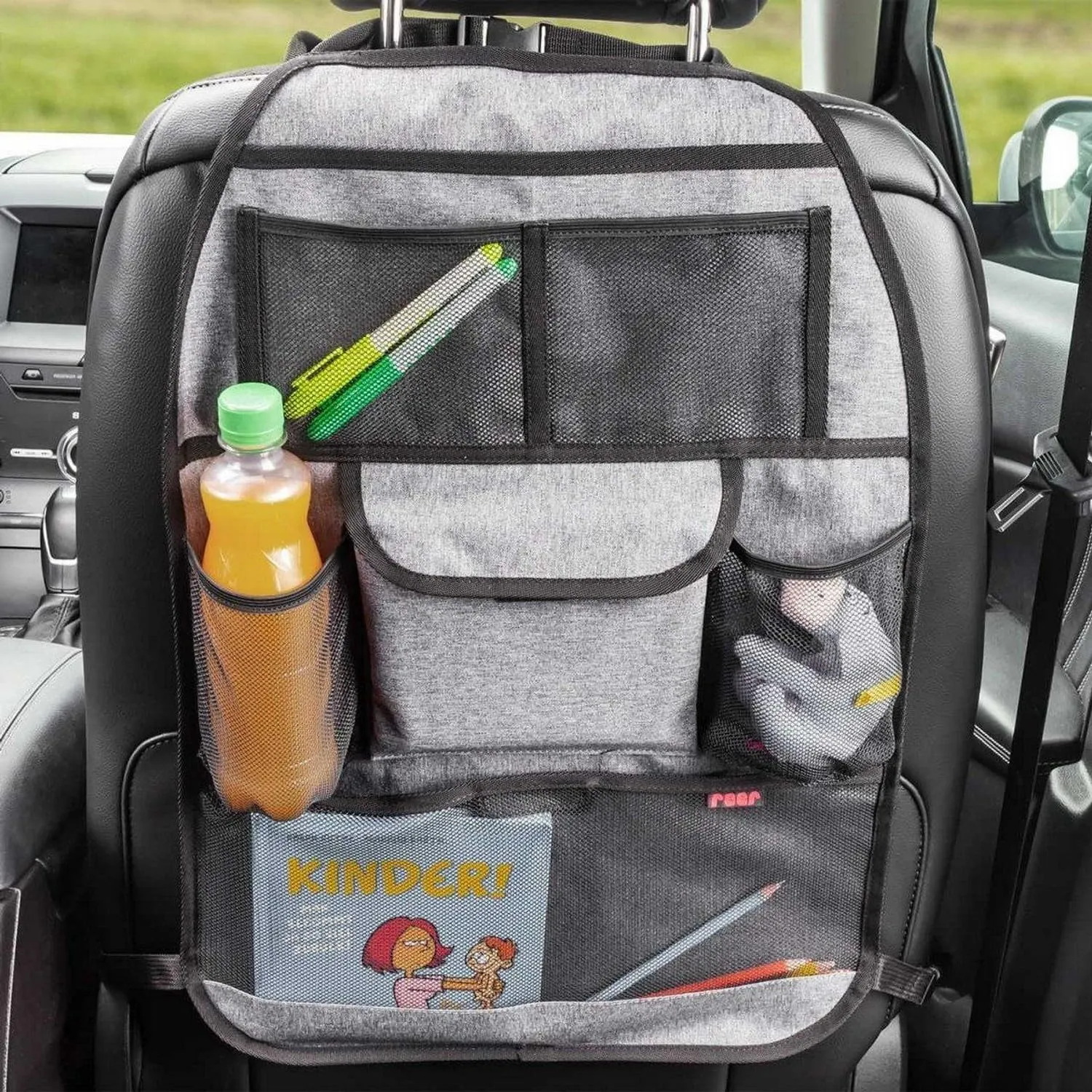 reer TravelKid Tidy Rücksitz-Organizer grau 41x58 cm