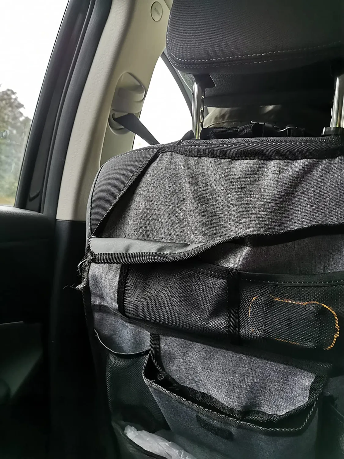 reer TravelKid Tidy Rücksitz-Organizer grau 41x58 cm