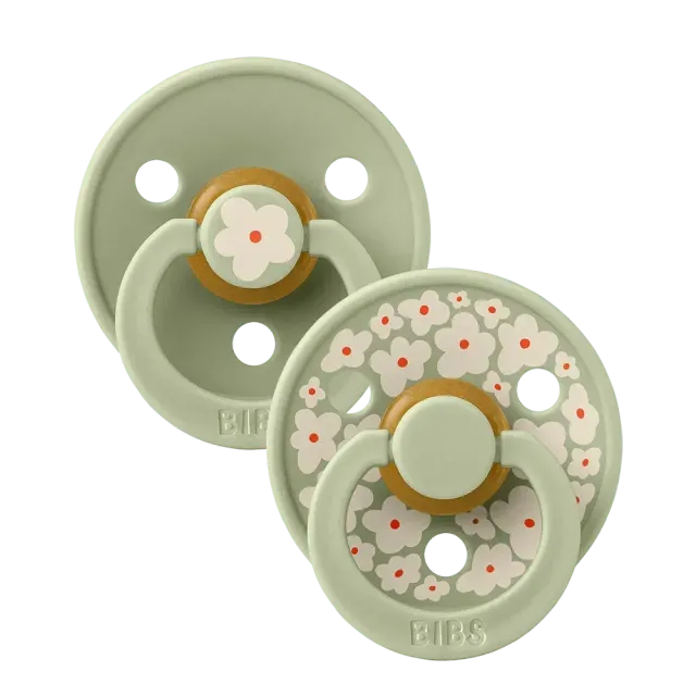 BIBS Studio Colour Schnuller 2er-Pack Jasmine Sage Latex