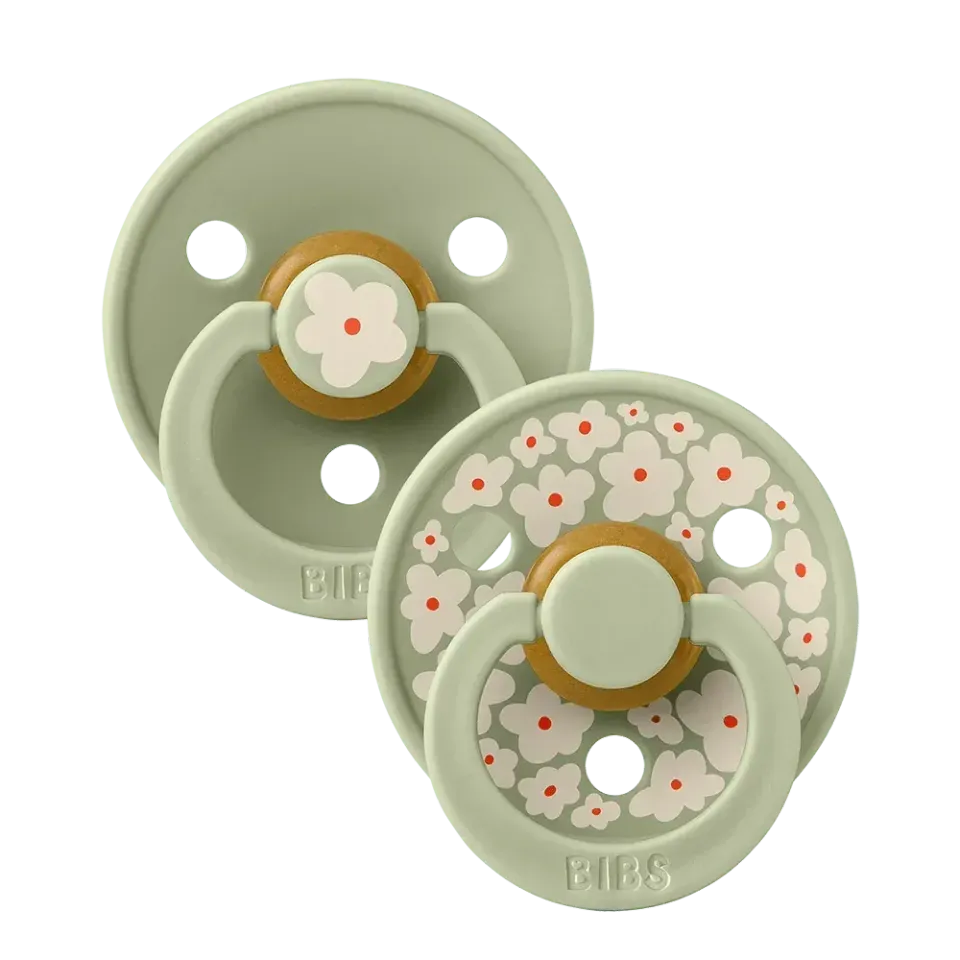 BIBS Studio Colour Schnuller 2er-Pack Jasmine Sage Latex