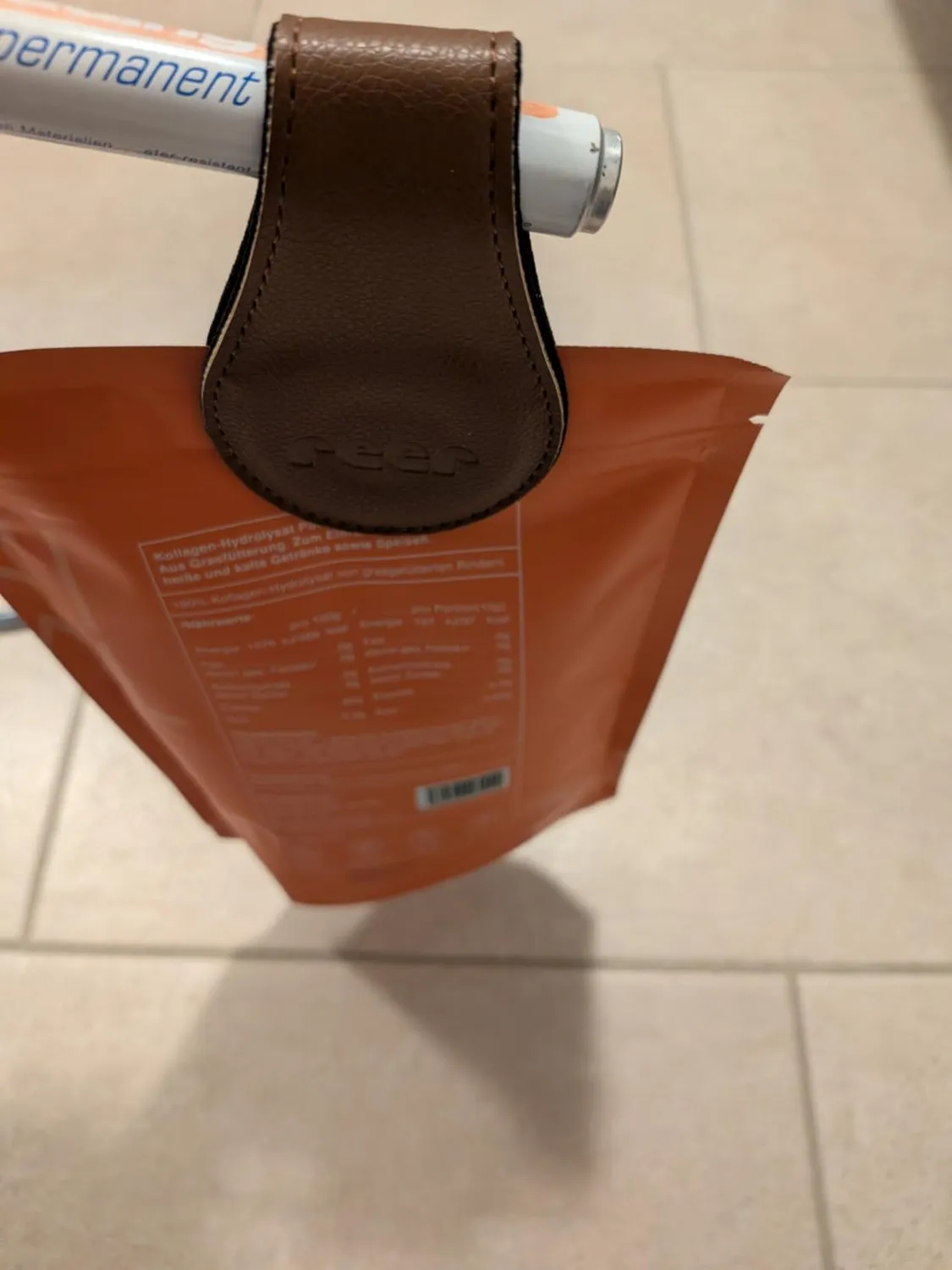 Reer Clip&Go Magnetclip braun für Kinderwagen 2er-Set