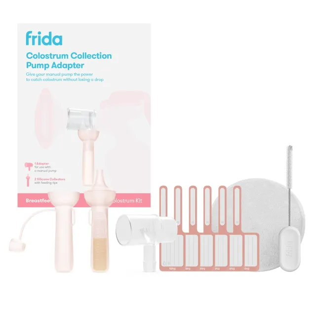 Frida Mom Kolostrum Pumpset Adapter Sammler 2 Stück steril