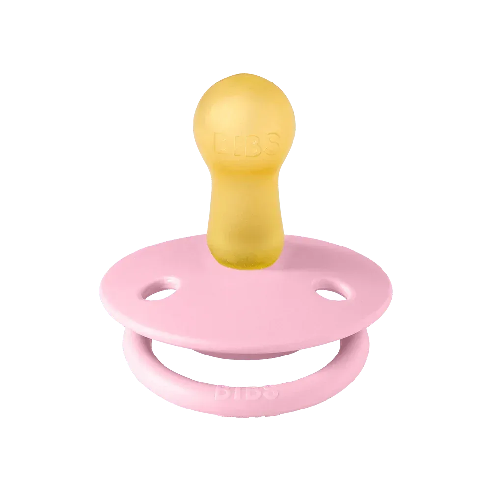 BIBS De Lux Schnuller Baby Pink runder Sauger