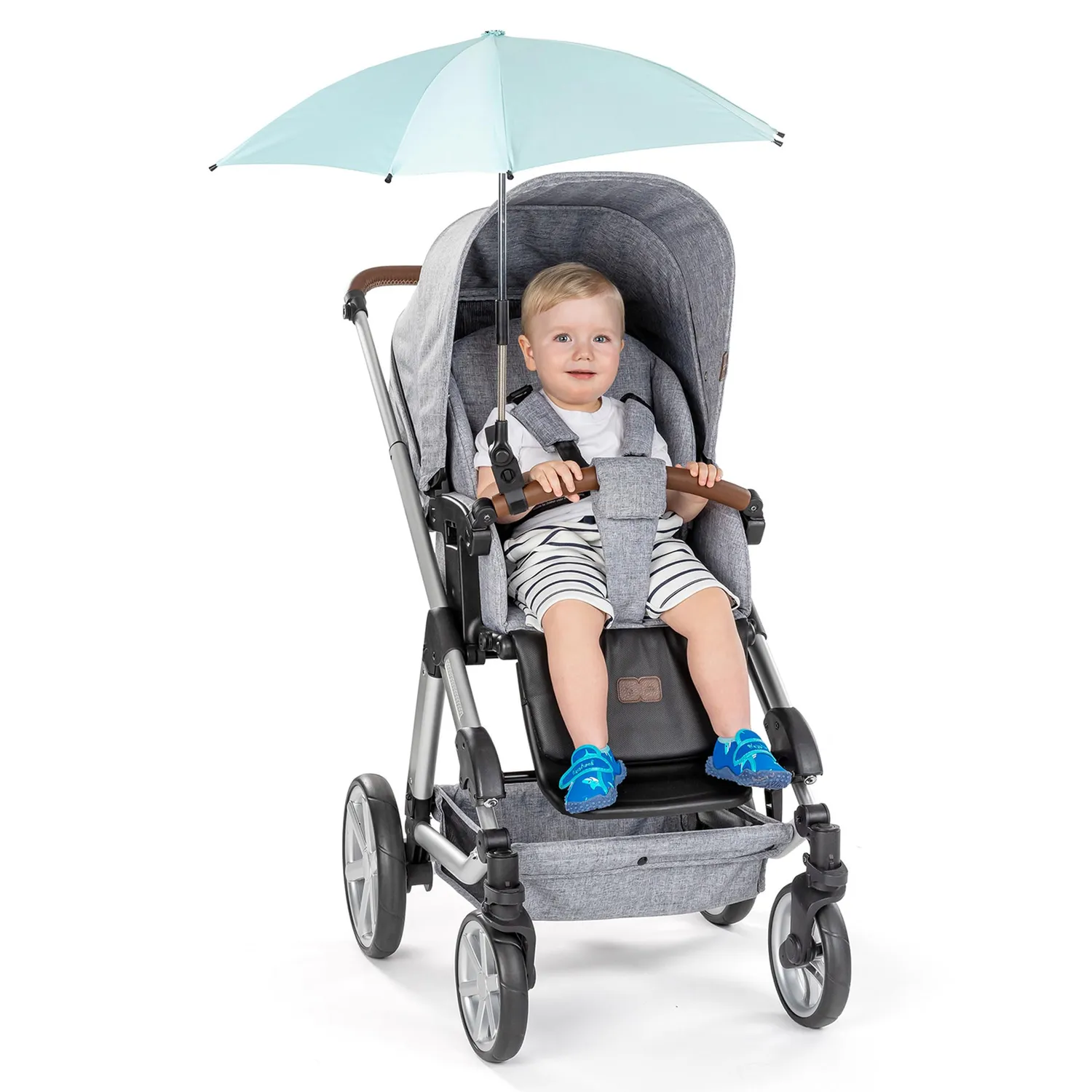 Reer ShineSafe Sonnenschirm Kinderwagen mint UPF 50+