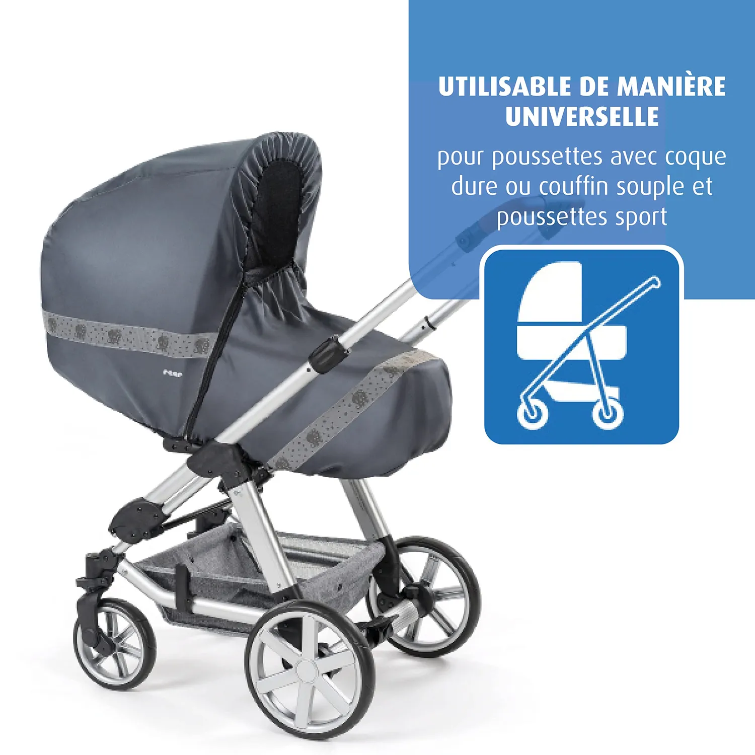 Reer DesignLine RainSafe Classic+ Regenschutz Kombi