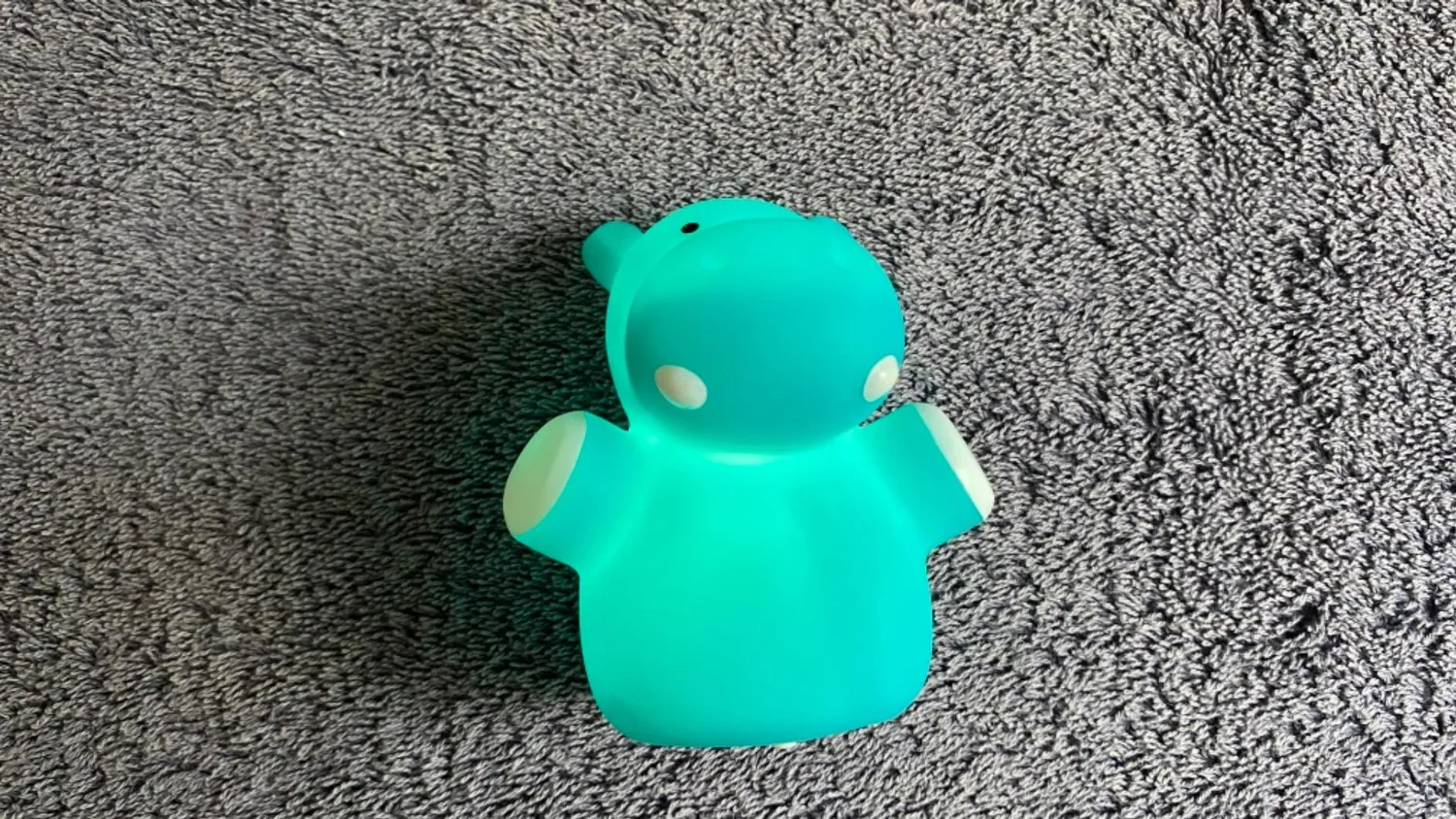 Reer lumilu Mini Zoo Hippo Nachtlicht Nilpferd blau LED