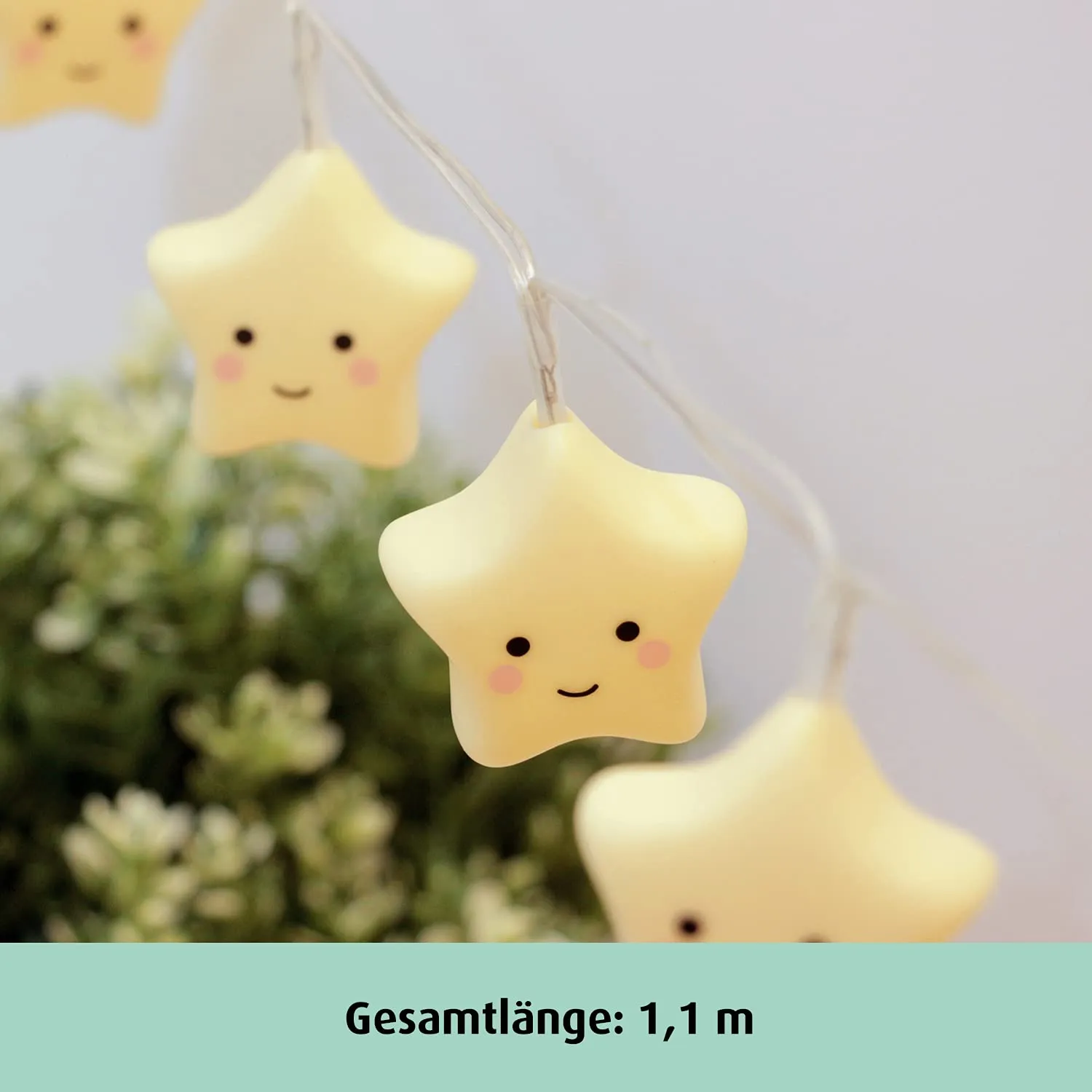 reer lumilu String Light Star Lichterkette gelb